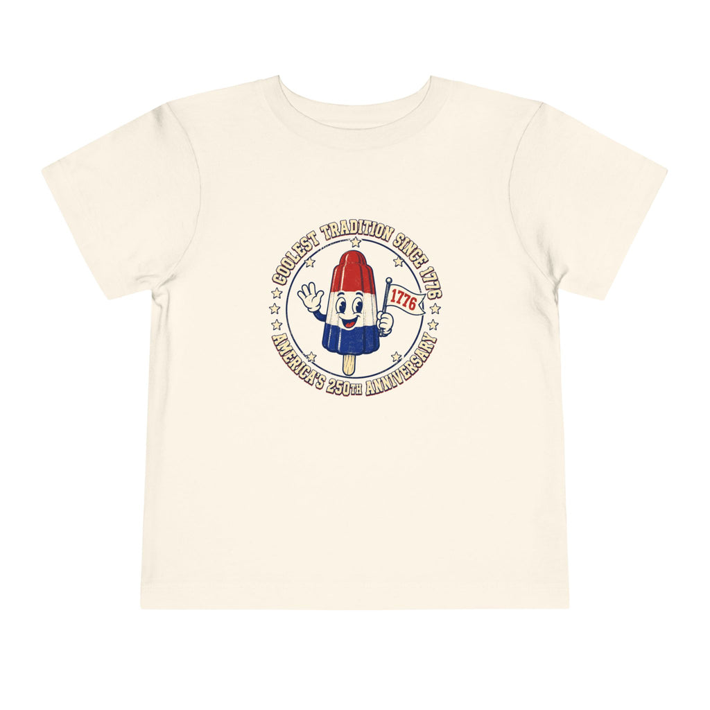 Patriotic Rocket Pop Toddler Tee — 4th of July Vintage Popsicle Shirt