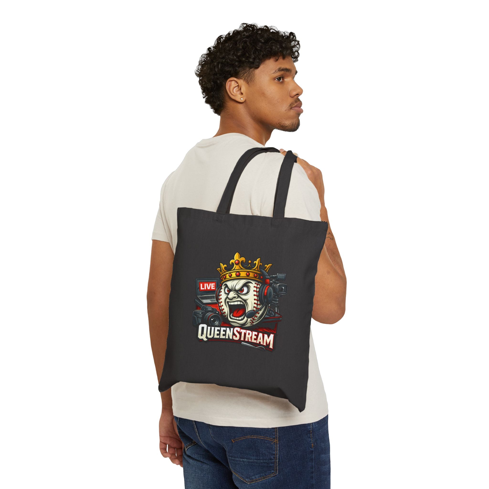 Shadowcats Baseball Cotton Tote Bag — Team Logo Canvas Tote