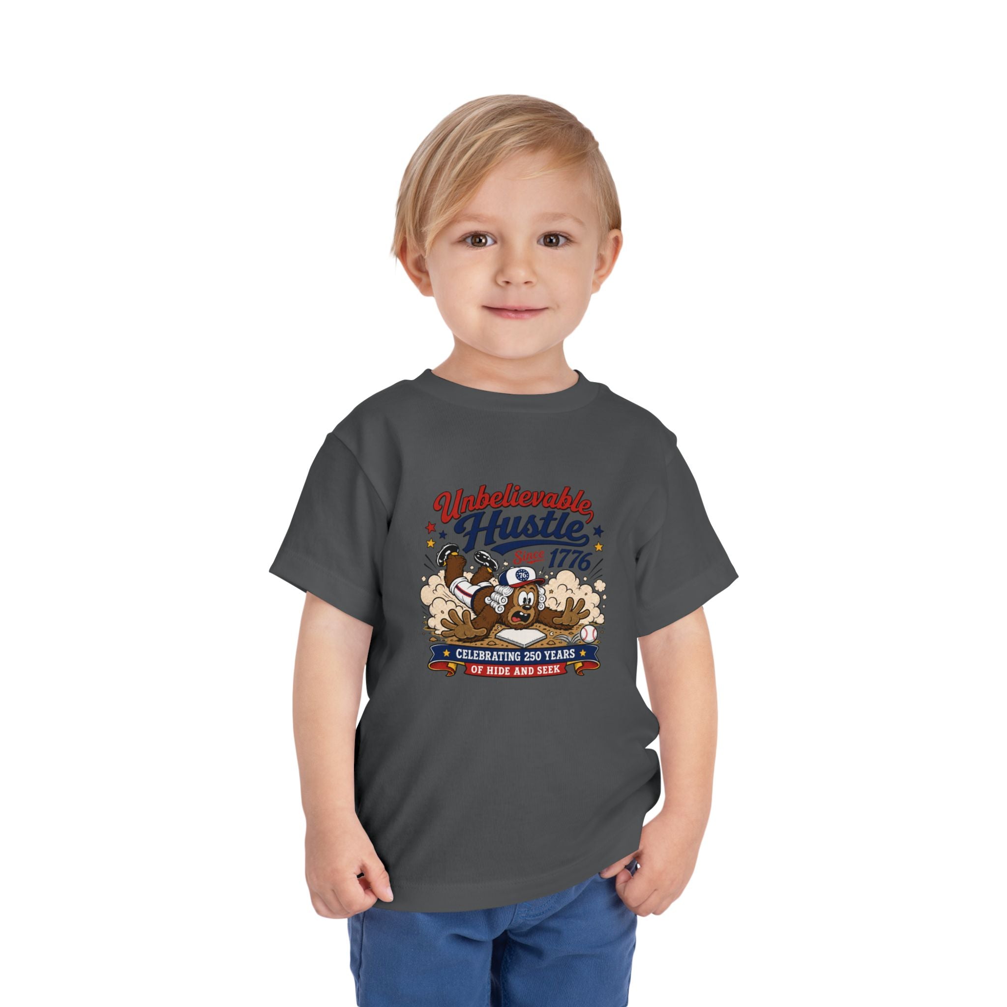 Unbelievable Hustle Since 1776 Toddler Tee — Patriotic Independence Day Kids Shirt