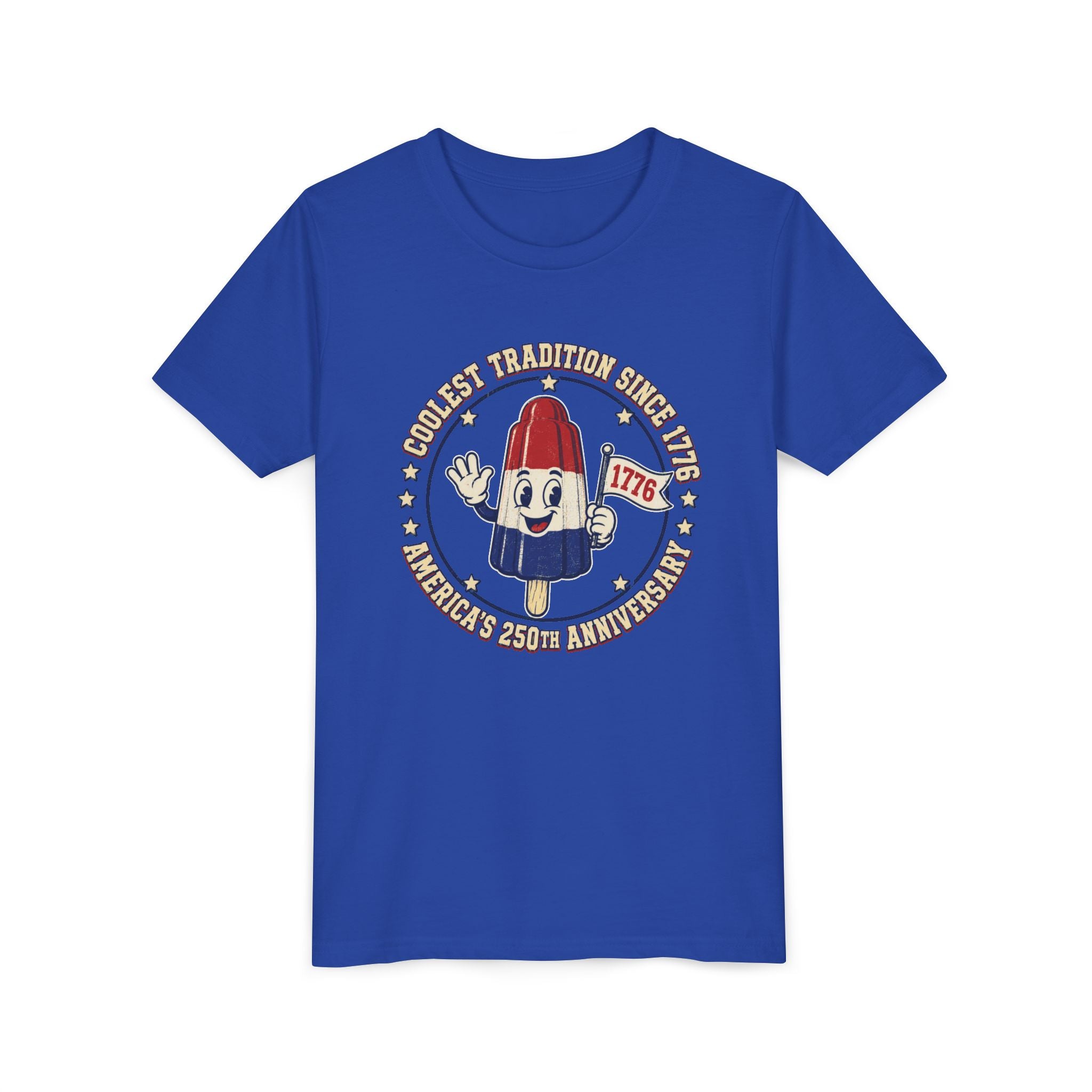 Youth Tee – 'Oldest Tradition Since 1776' Patriotic Popsicle Kids Shirt
