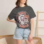 Baseball Mom Liberty T-Shirt — "First I Take The Coffee, Then I Take The Field"