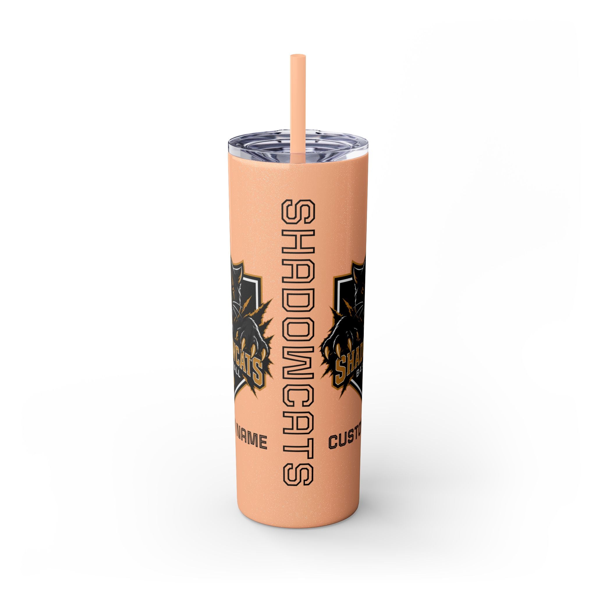 Shadowcats Baseball | 20oz Tumbler - Lifestyle view tumbler - Shadowcats Baseball custom