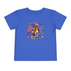 Patriotic 'Here for the Hot Dogs' Toddler Tee — 4th of July Kids Shirt