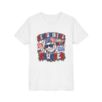 Youth Tee - 'Semiquincentennial Slugger 1776-2026' Patriotic 250th Anniversary Baseball Shirt