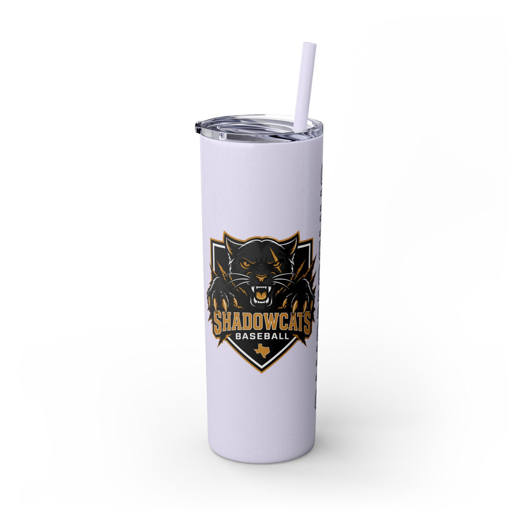 Skinny Tumbler — Shadowcats Baseball 20oz Insulated Tumbler with Straw