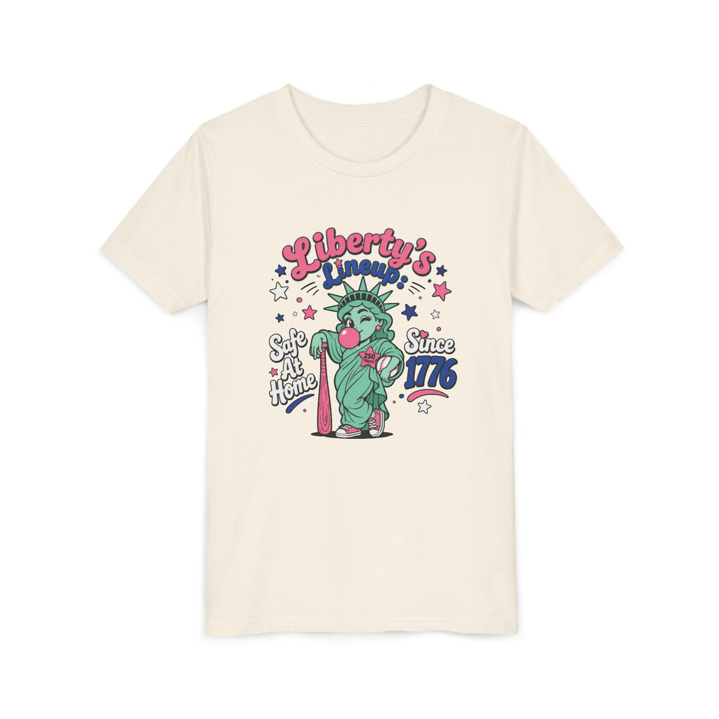 Youth T-Shirt – Liberty’s Lineup: Statue of Liberty Kids Tee “Since 1776”