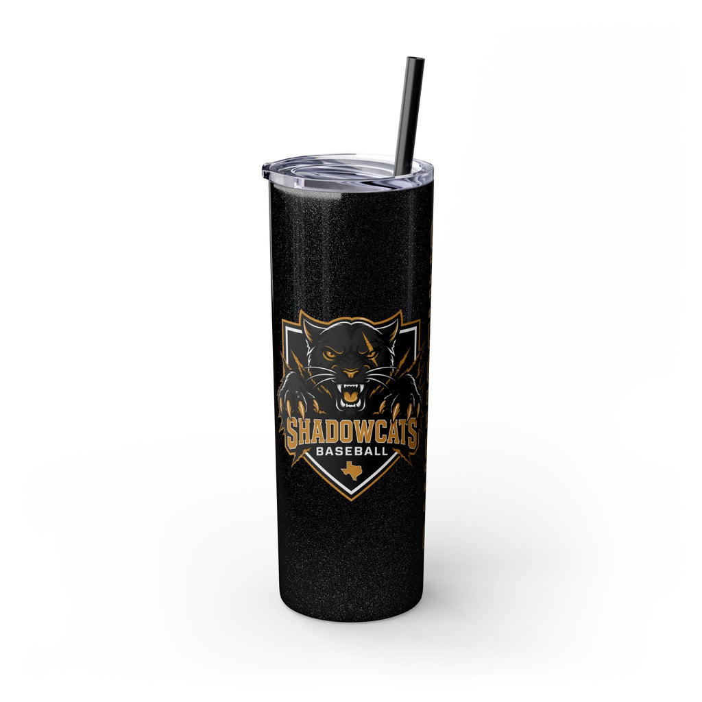Skinny Tumbler — Shadowcats Baseball 20oz Insulated Tumbler with Straw