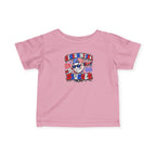 Infant Tee — 'Seasoned Slugger' Patriotic 1776–2026 Baby Shirt