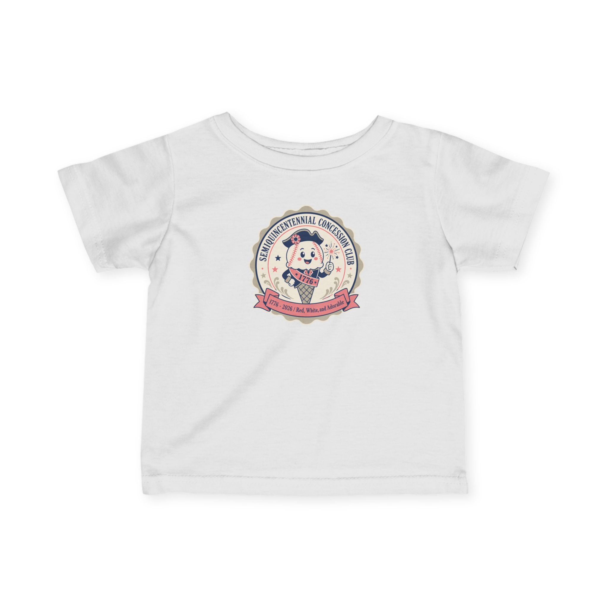 Infant Tee - Cute Vintage Semiquincentennial Concession Club Baby Shirt