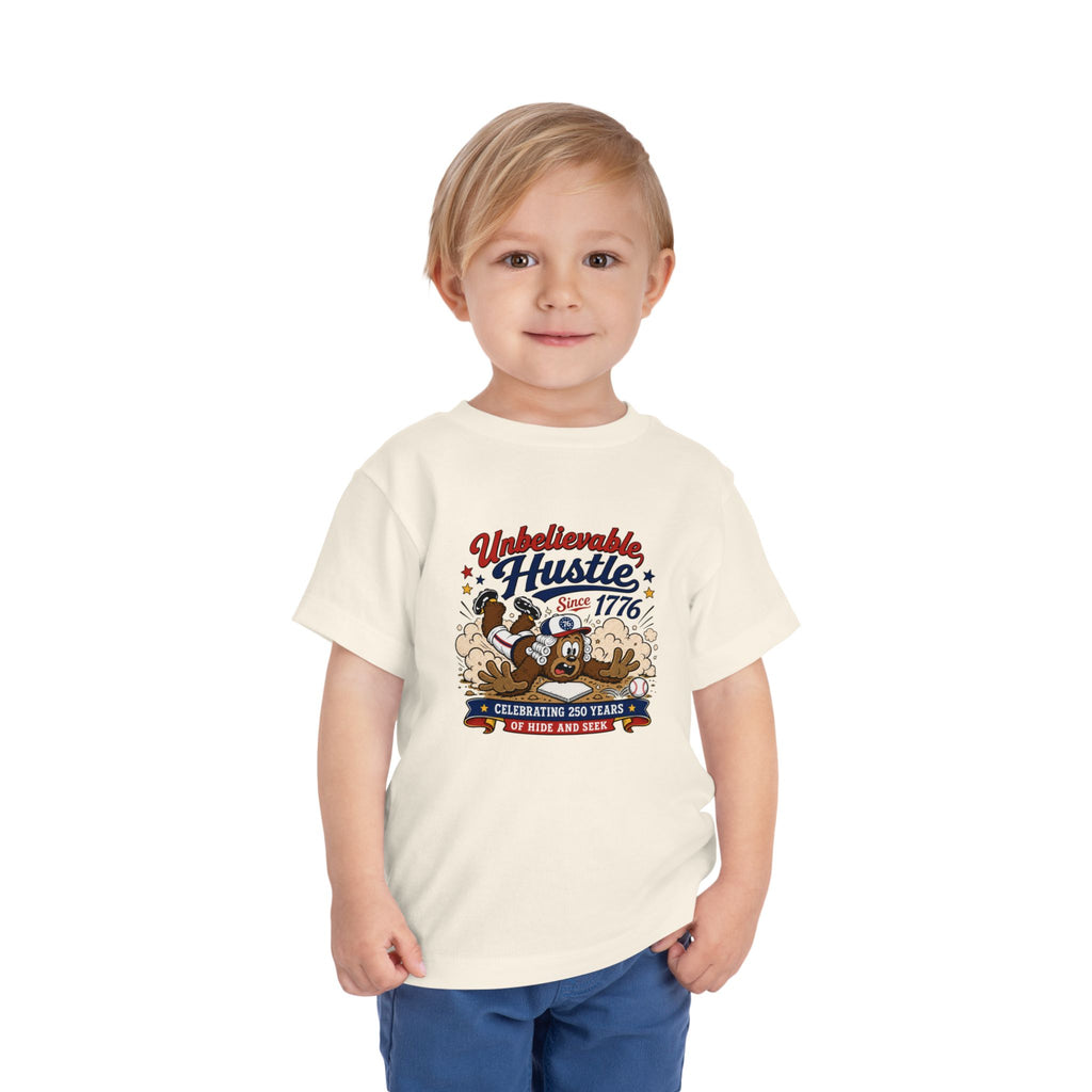 Unbelievable Hustle Since 1776 Toddler Tee — Patriotic Independence Day Kids Shirt