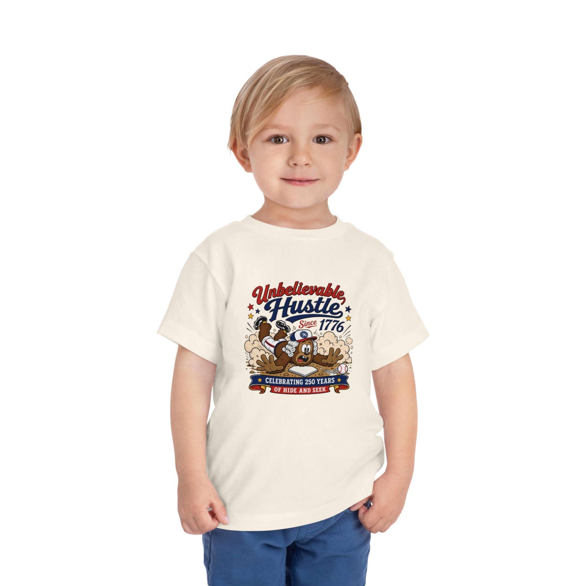 Unbelievable Hustle Since 1776 Toddler Tee — Patriotic Independence Day Kids Shirt