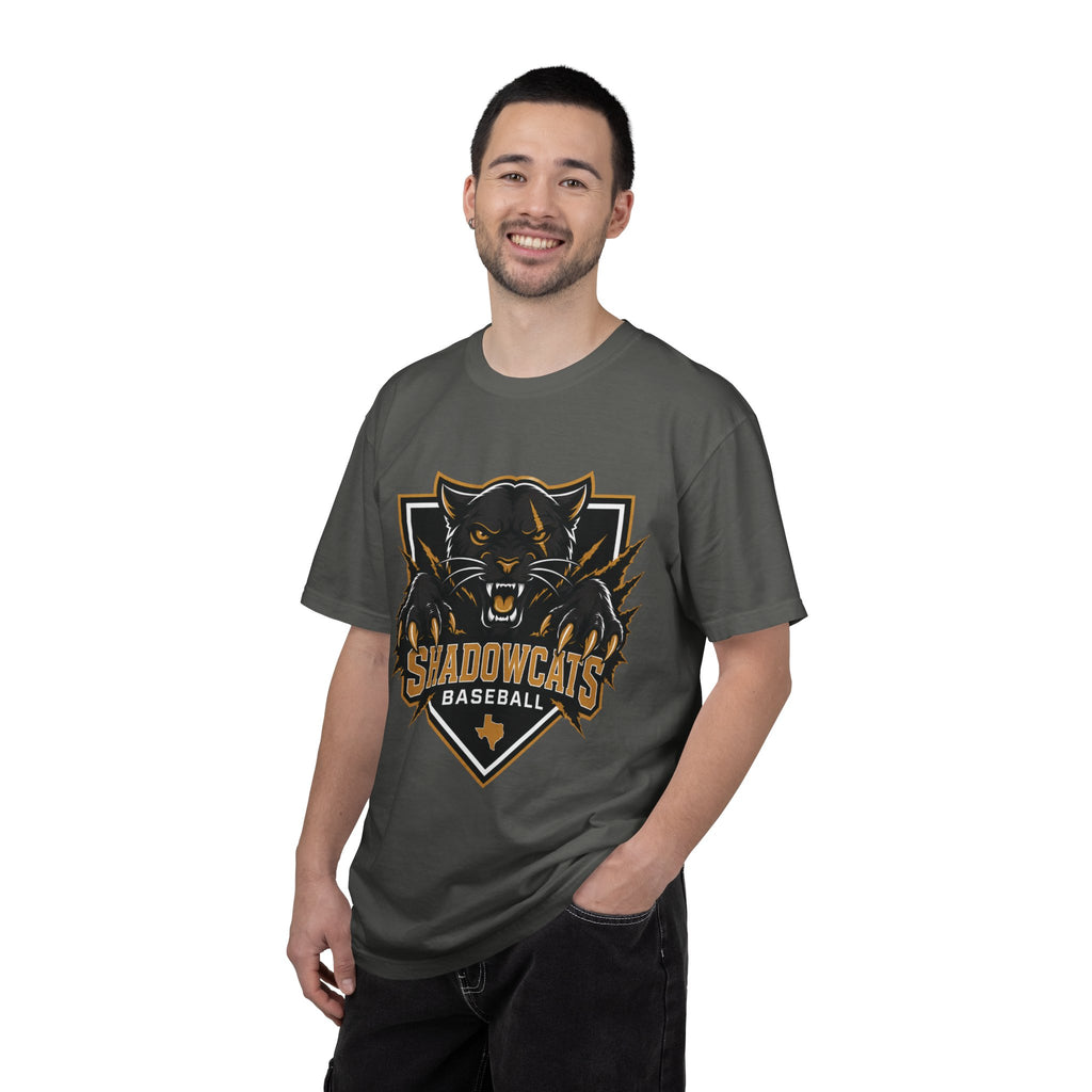Shadowcats Baseball T-Shirt — Fierce Panther Team Logo Tee