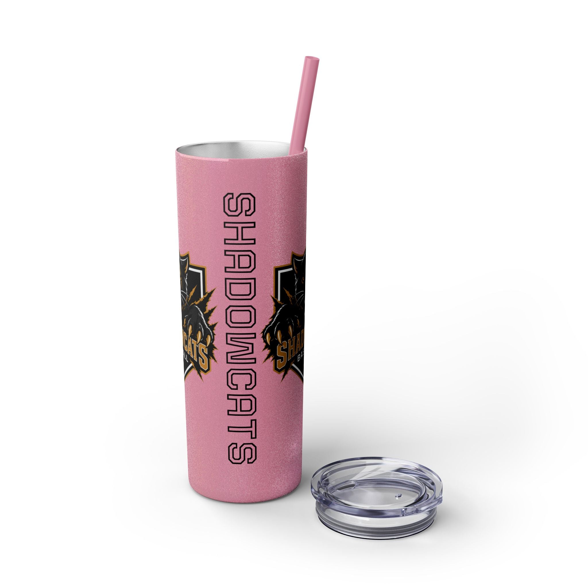 Skinny Tumbler — Shadowcats Baseball 20oz Insulated Tumbler with Straw