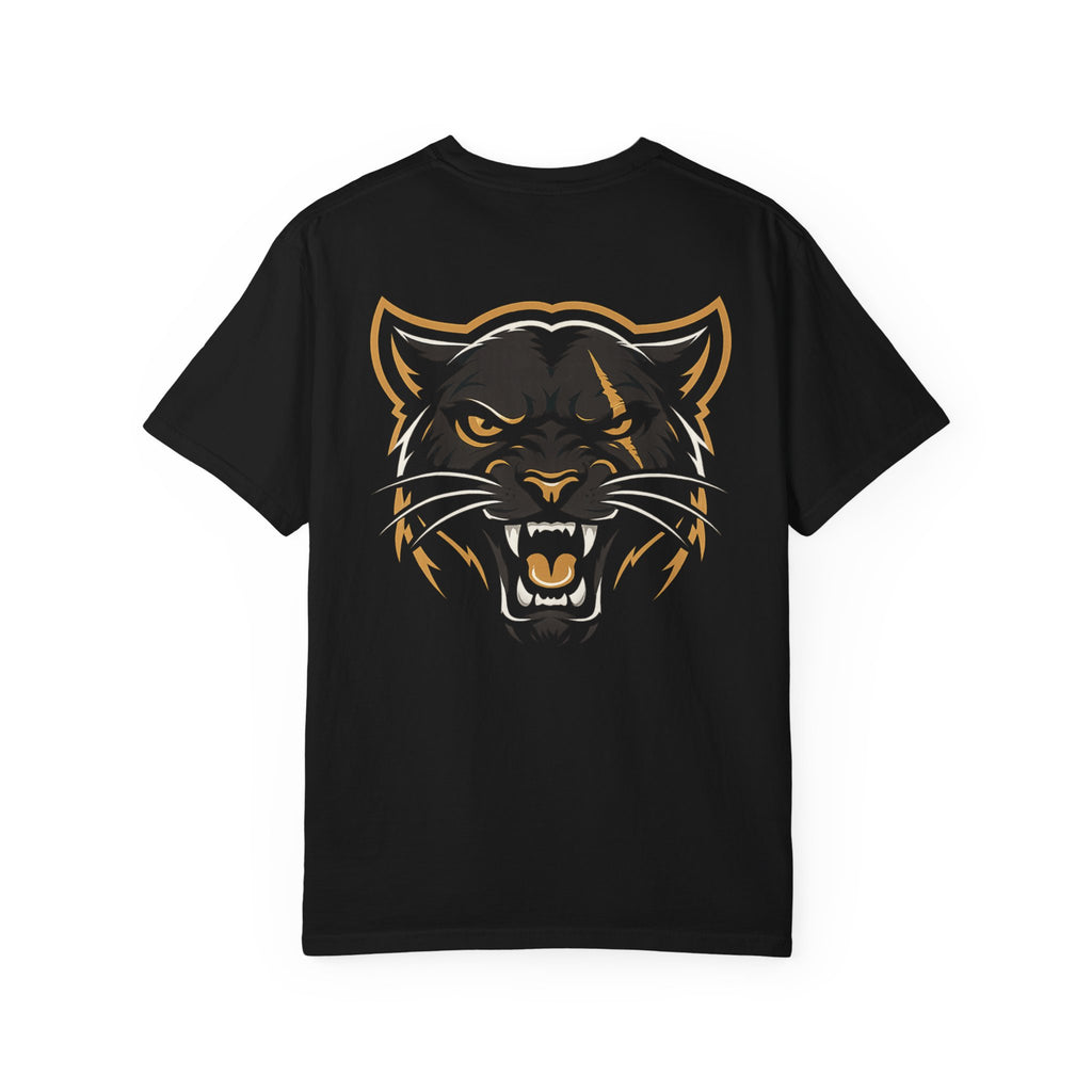 Panther Roar T-Shirt — Bold Black Cat Graphic Tee