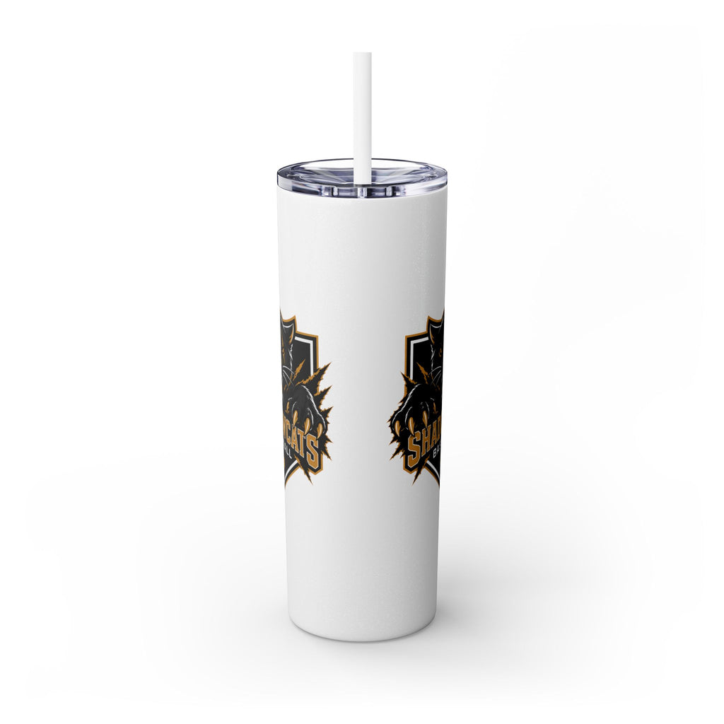 Skinny Tumbler — Shadowcats Baseball 20oz Insulated Tumbler with Straw