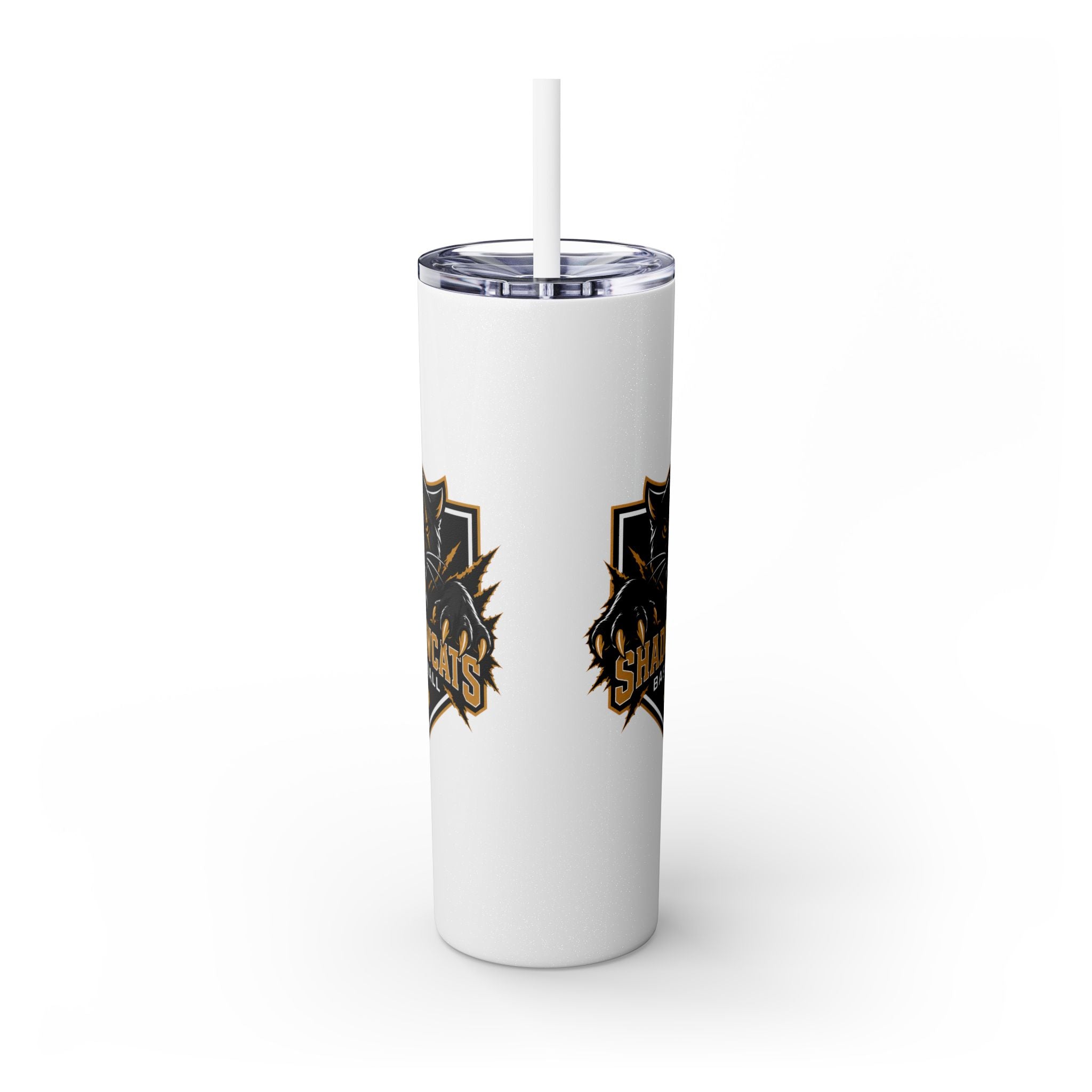 Skinny Tumbler — Shadowcats Baseball 20oz Insulated Tumbler with Straw