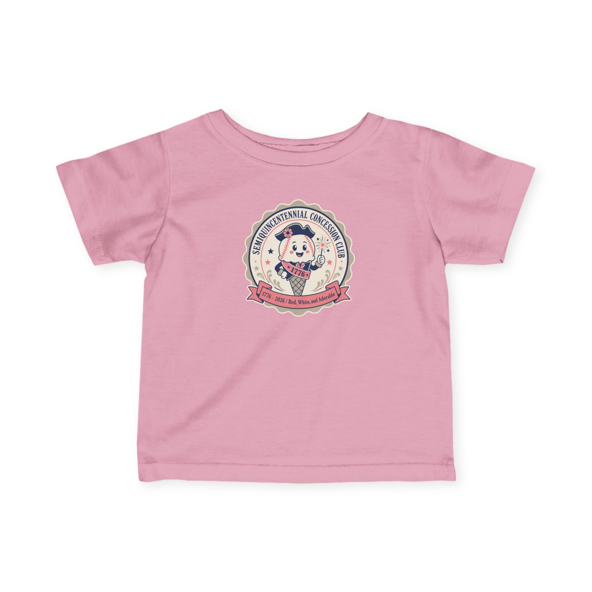 Infant Tee - Cute Vintage Semiquincentennial Concession Club Baby Shirt