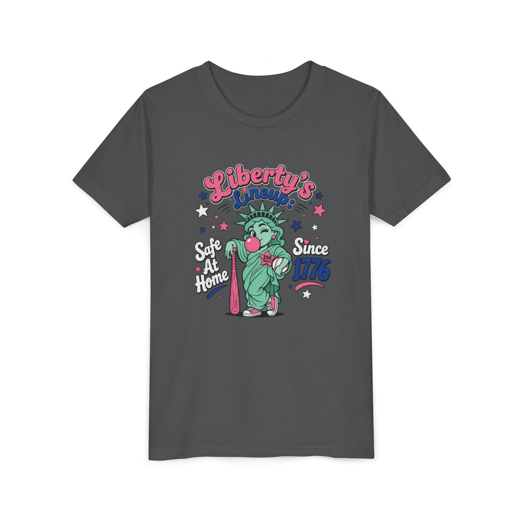 Youth T-Shirt – Liberty’s Lineup: Statue of Liberty Kids Tee “Since 1776”