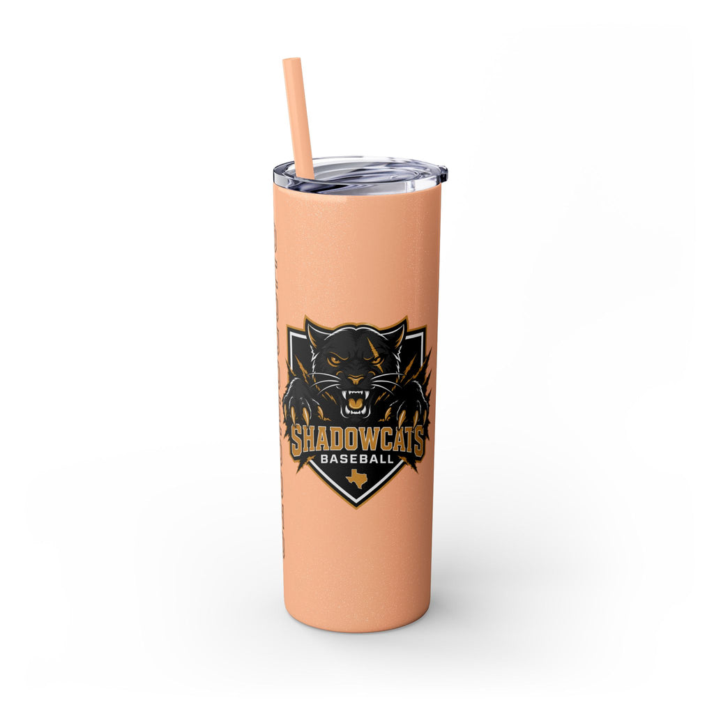 Skinny Tumbler — Shadowcats Baseball 20oz Insulated Tumbler with Straw