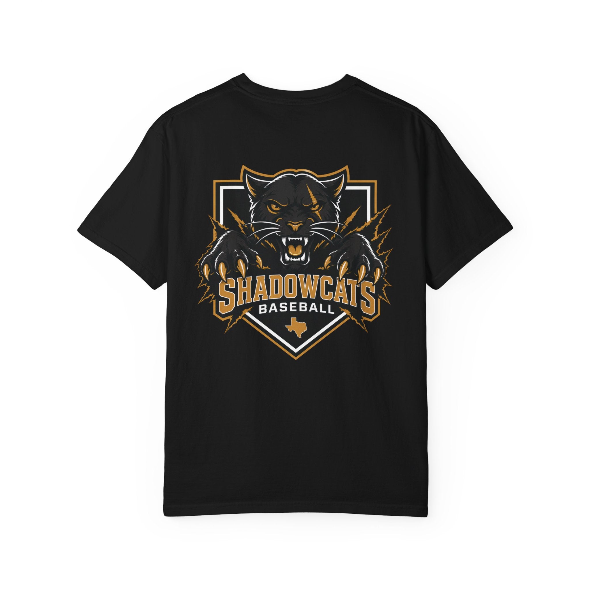 Shadowcats Baseball Tee — Panther Claw Logo T-Shirt