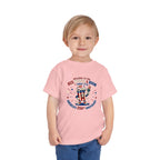 Toddler Tee - "Red, White & Boom" America's 250th Anniversary Patriotic Shirt