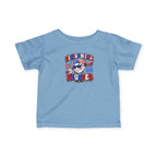 Infant Tee — 'Seasoned Slugger' Patriotic 1776–2026 Baby Shirt
