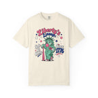 T-Shirt — "Liberty's Lineup" Statue of Liberty Funny 1776 Fourth of July Tee