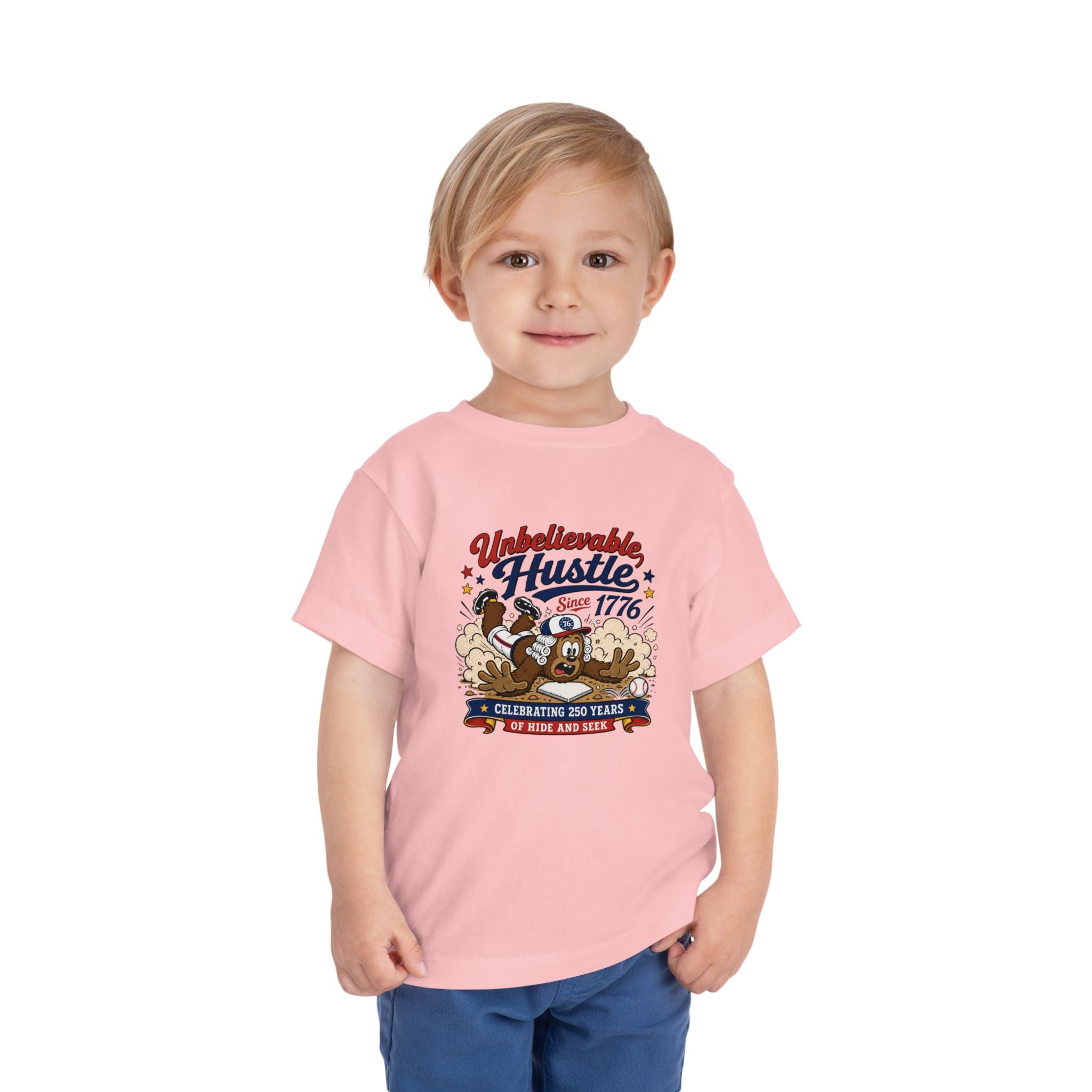 Unbelievable Hustle Since 1776 Toddler Tee — Patriotic Independence Day Kids Shirt