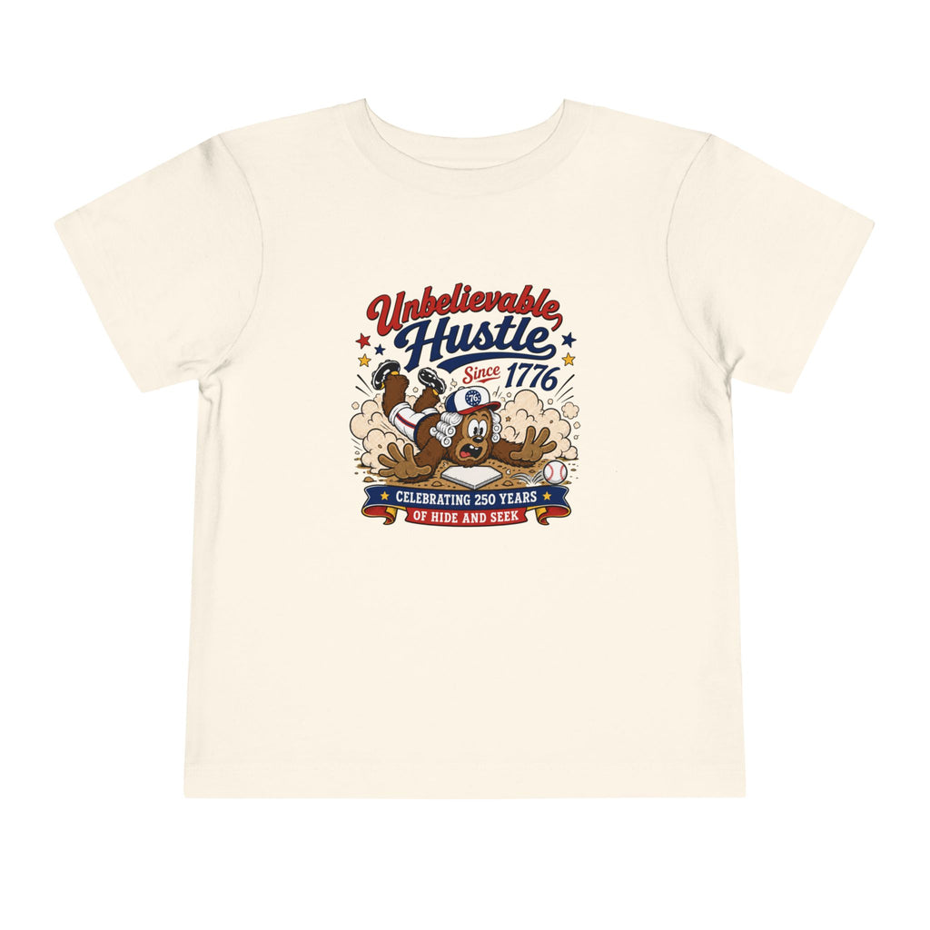 Unbelievable Hustle Since 1776 Toddler Tee — Patriotic Independence Day Kids Shirt