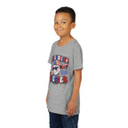 Youth Tee - 'Semiquincentennial Slugger 1776-2026' Patriotic 250th Anniversary Baseball Shirt