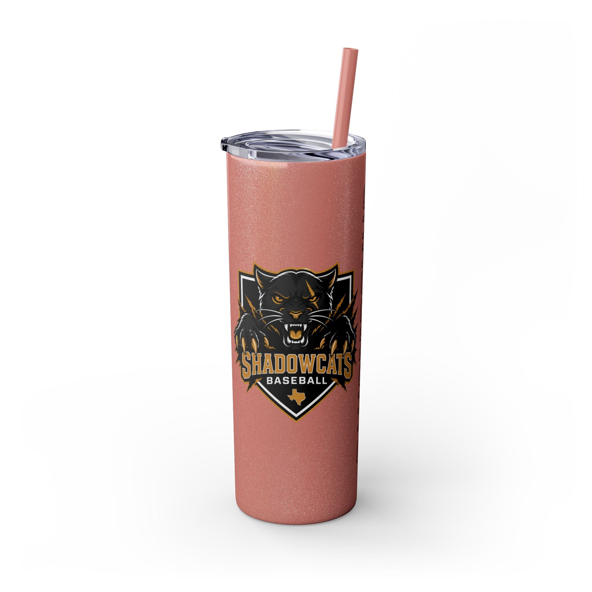 Skinny Tumbler — Shadowcats Baseball 20oz Insulated Tumbler with Straw