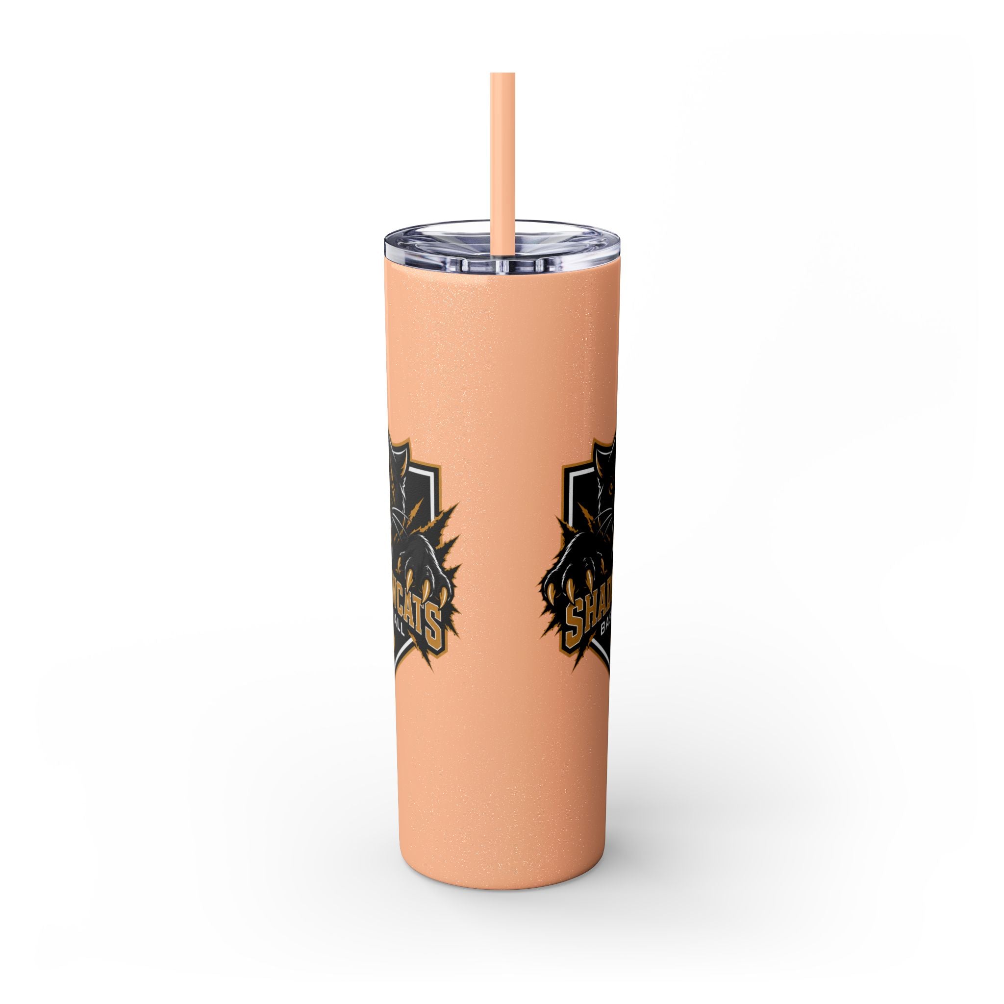 Skinny Tumbler — Shadowcats Baseball 20oz Insulated Tumbler with Straw