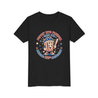 Youth Tee — "Poppin' Into Freedom" 250th Anniversary Patriotic Popcorn Shirt