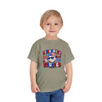 Toddler Tee – Centennial Slugger 1776–2026 Patriotic Baseball Shirt