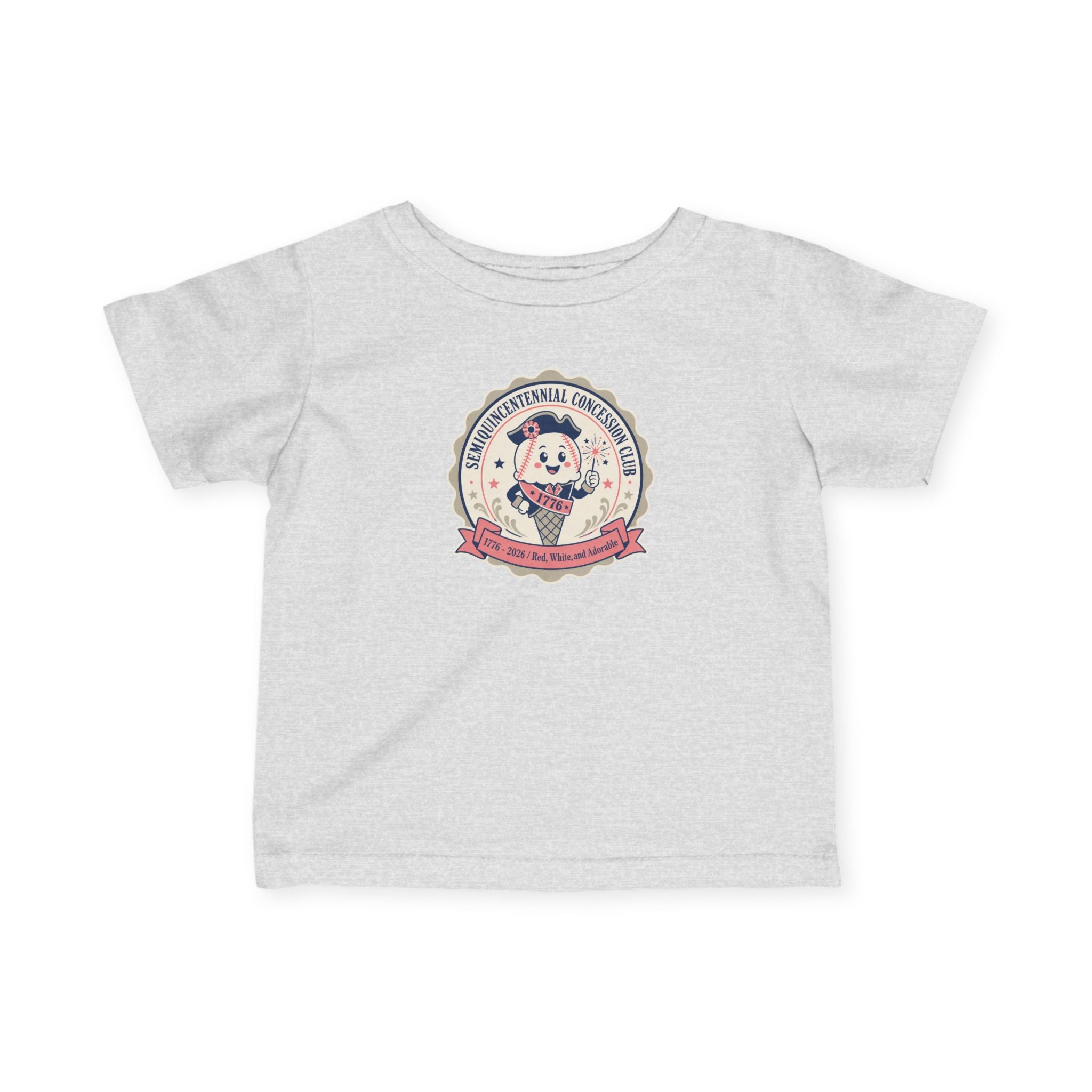 Infant Tee - Cute Vintage Semiquincentennial Concession Club Baby Shirt