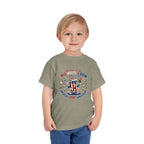 Toddler Tee - "Red, White & Boom" America's 250th Anniversary Patriotic Shirt