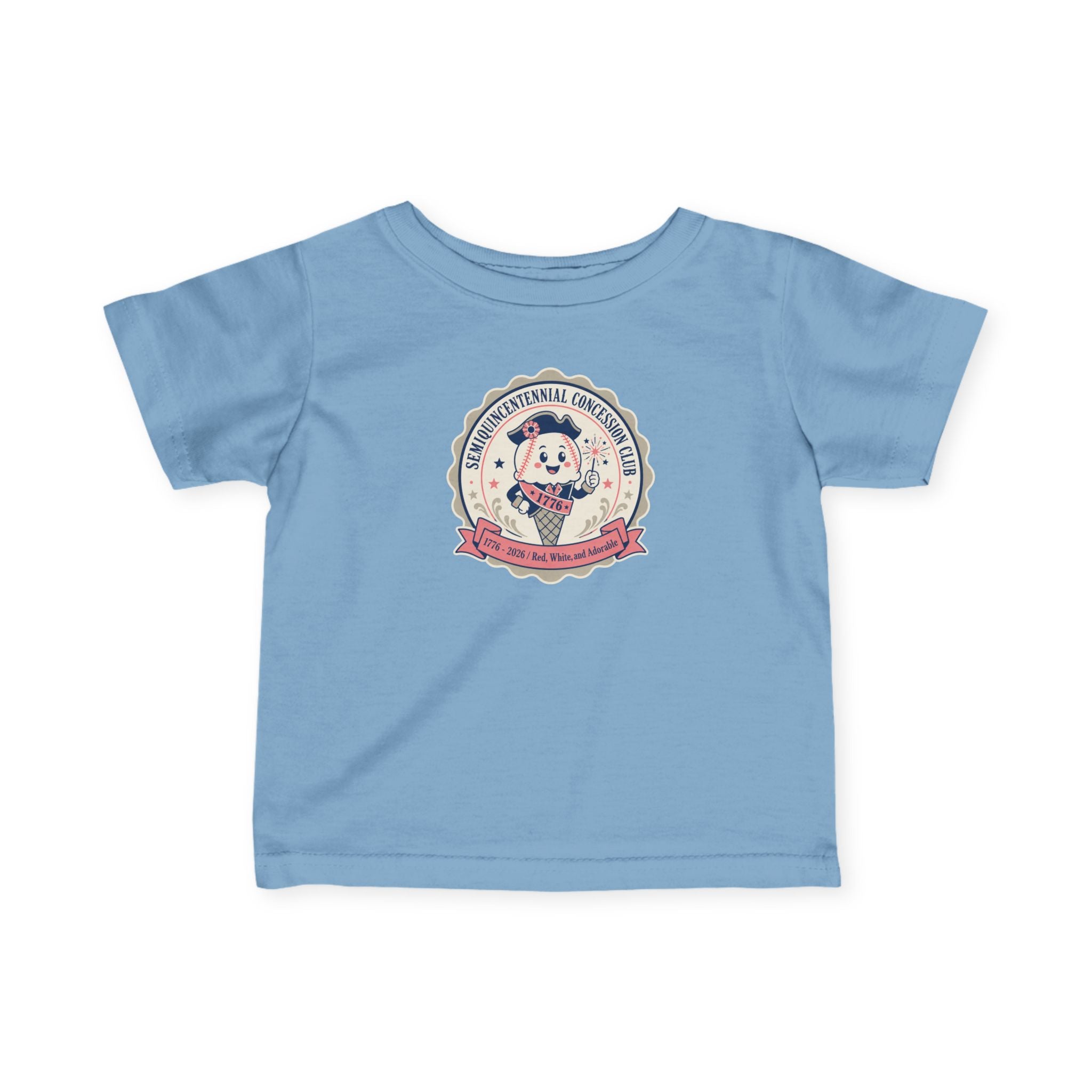 Infant Tee - Cute Vintage Semiquincentennial Concession Club Baby Shirt