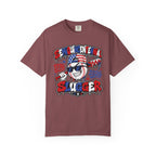Semiquincentennial Slugger T-Shirt — 1776–2026 Patriotic Baseball Tee