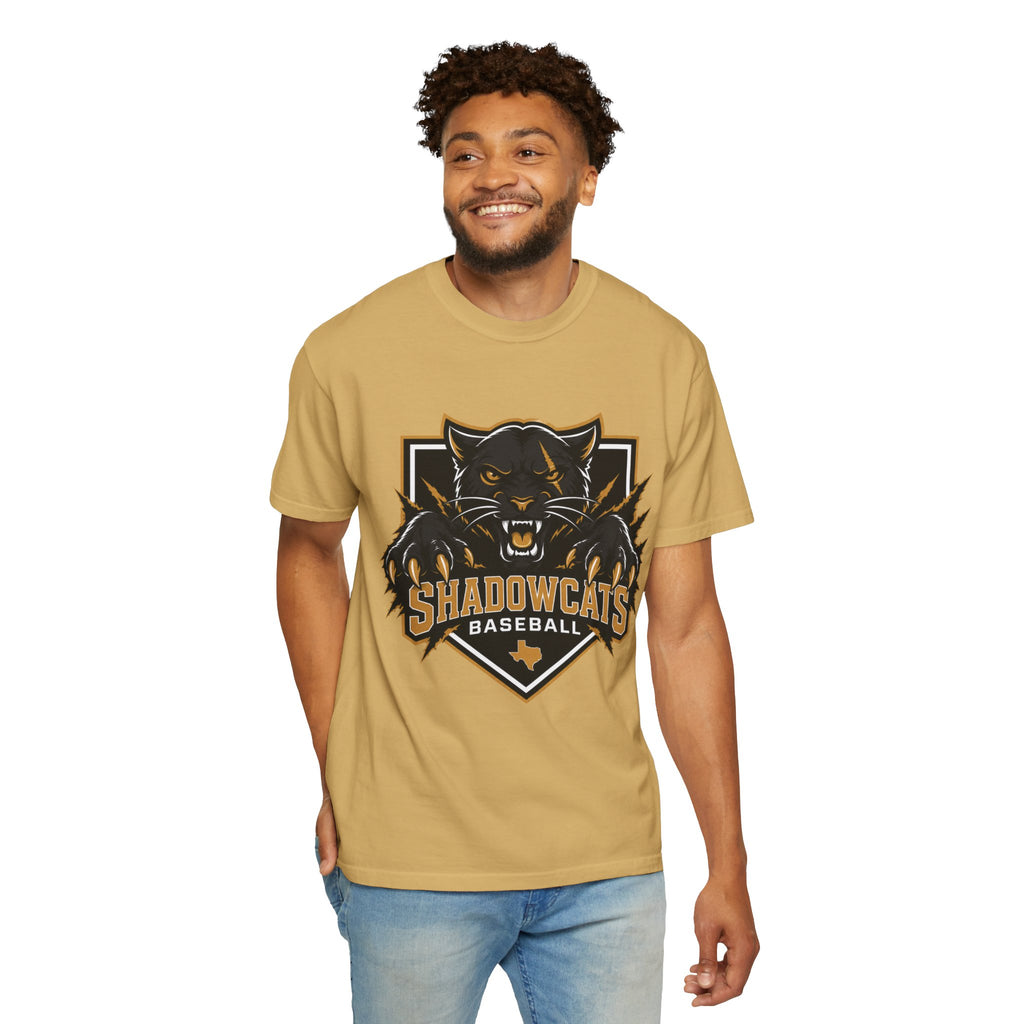 Shadowcats Baseball T-Shirt — Fierce Panther Team Logo Tee