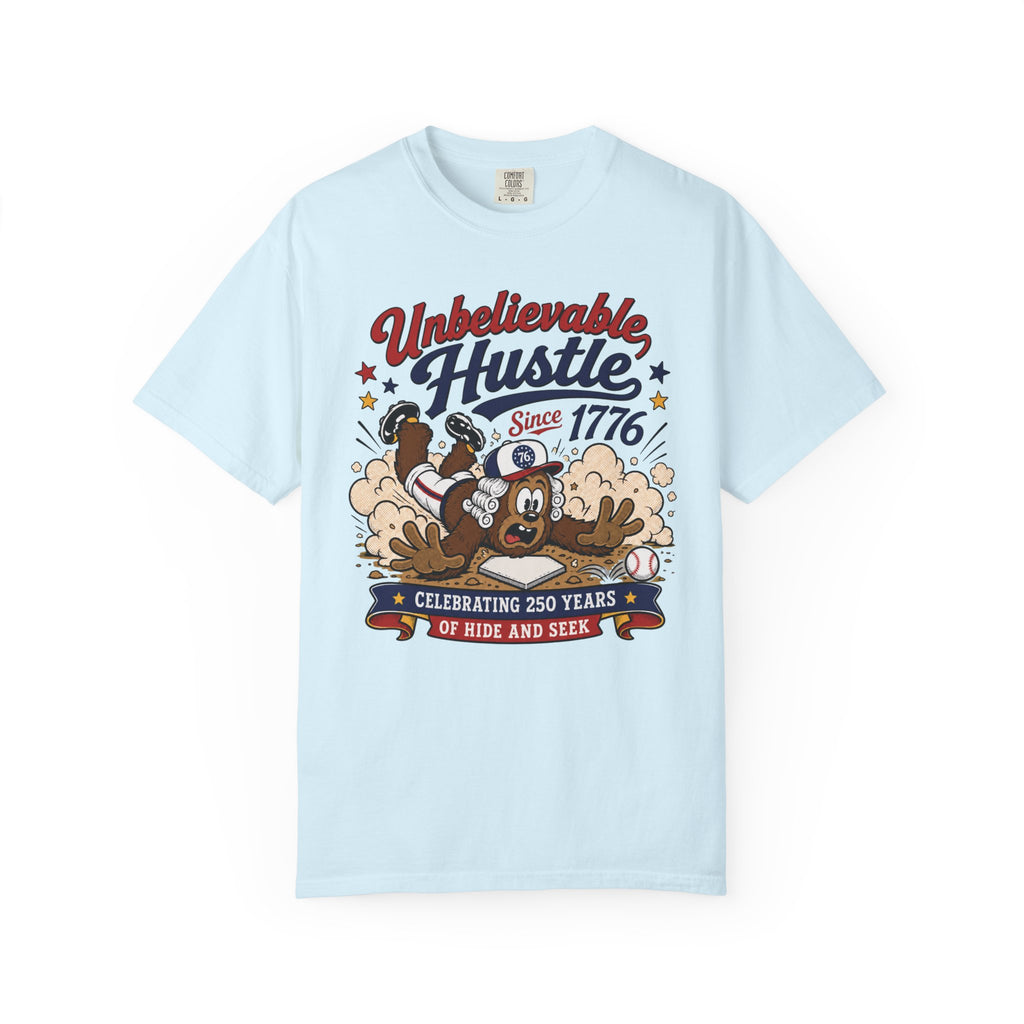 Unbelievable Hustle T-Shirt — Retro Cartoon ‘Since 1776’ Celebration Tee