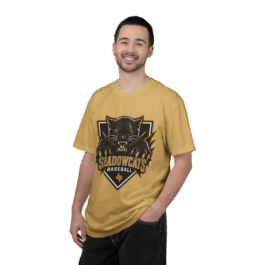 Shadowcats Baseball T-Shirt — Fierce Panther Team Logo Tee